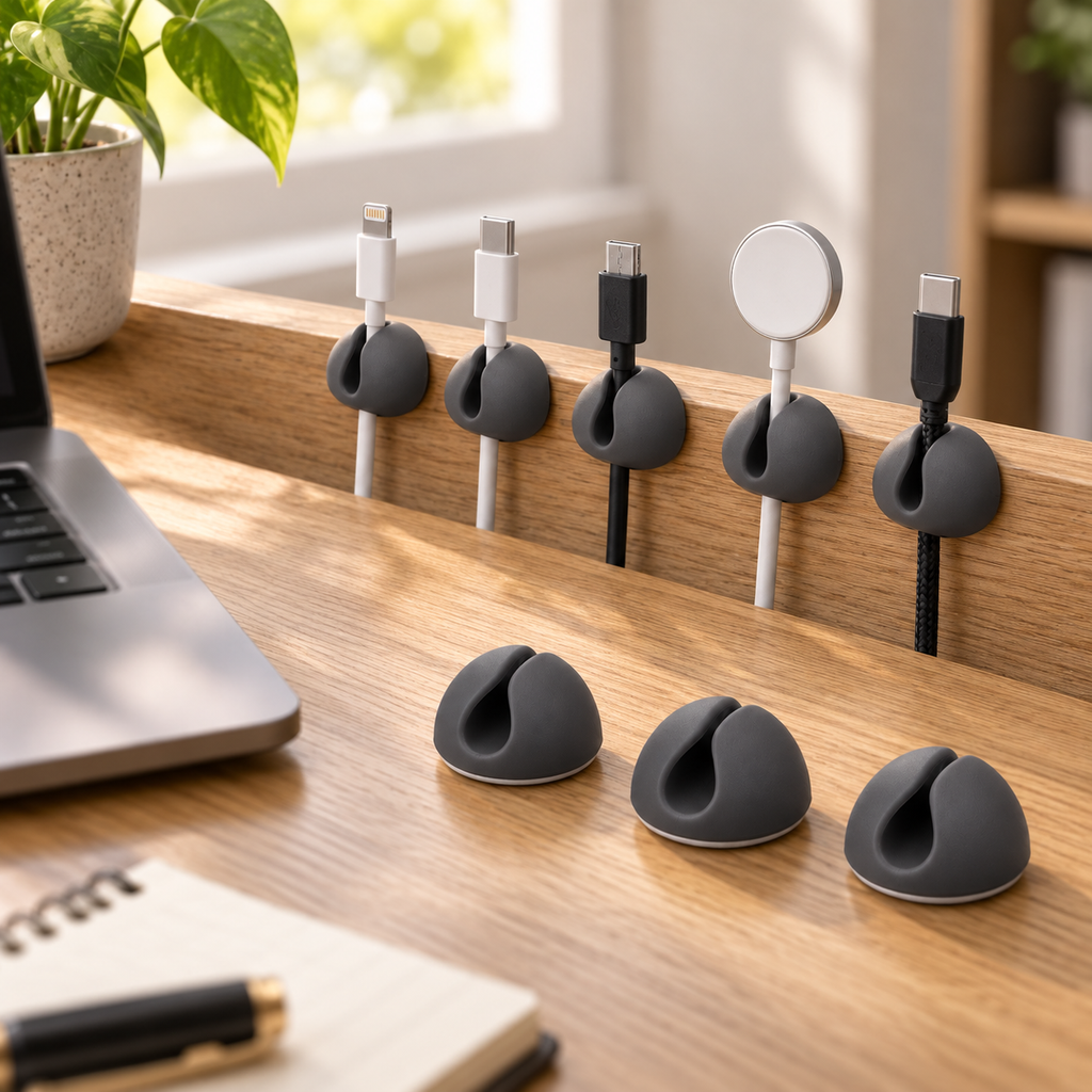 Silicone Cable Clip Set