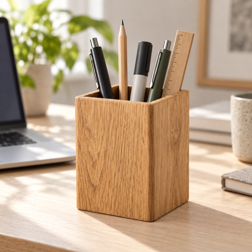 Wooden Pen Holder